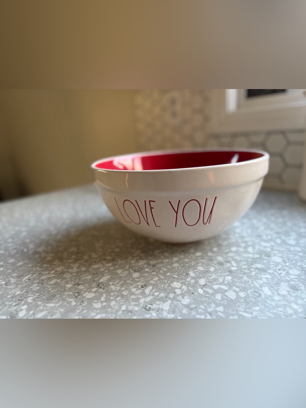 Rae Dunn Love You Mixing Bowl